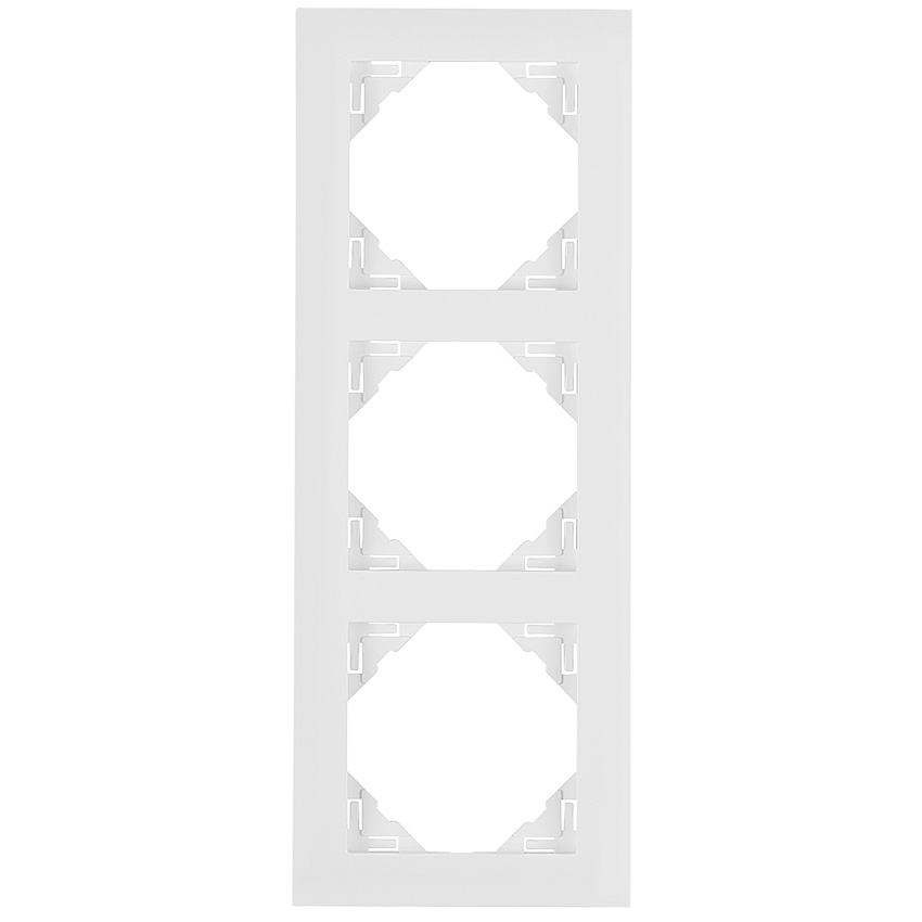 Afdekraam drievoudig wit Logus 90 Efapel (410302) afbeelding 2