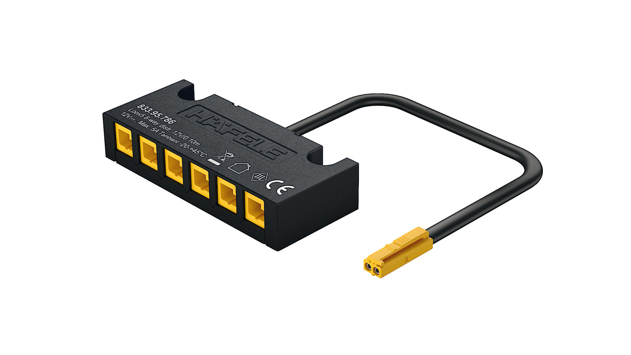 Loox5 12V 6 voudige verdeler zonder schakelfunctie