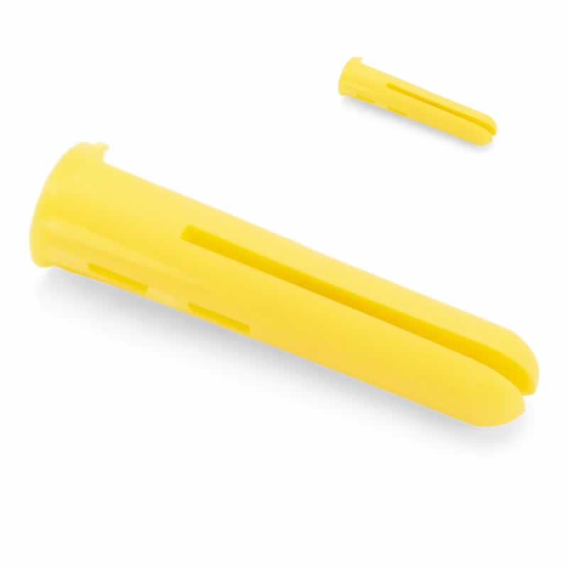 Vierweg pluggen 5 mm geel 100 stuks afbeelding 2