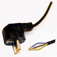 Aansluitsnoer RA 3 M 3 x 0,75mm² zwart afbeelding 2