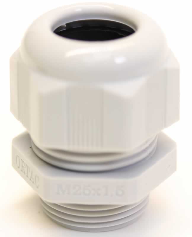 Wartel M25 x 1,5 tap 10mm Ø 13-18mm polyamide IP68 Ortac afbeelding 2
