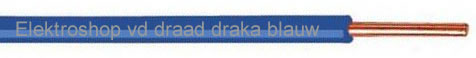 Draka VD draad draad 100 meter 2,5mm blauw op rol (802837)