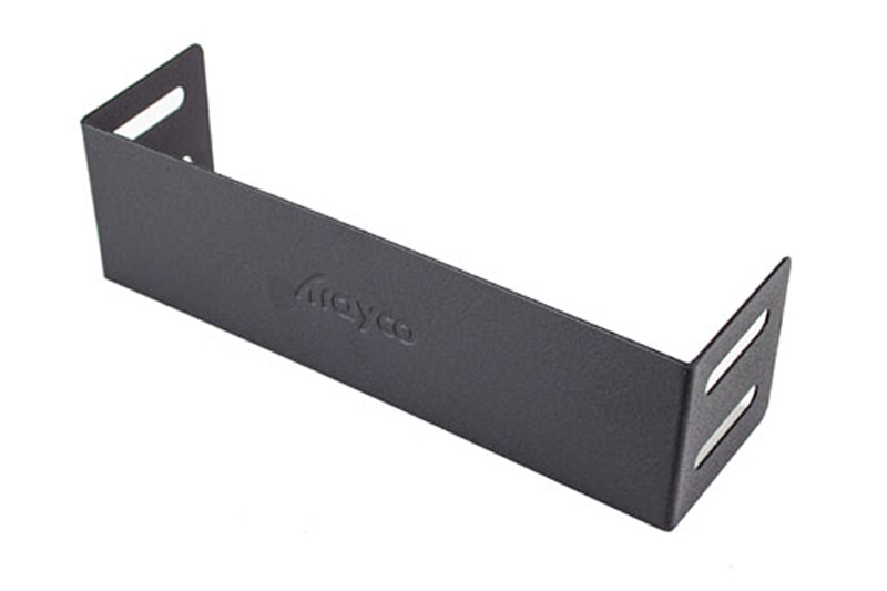 Kabelgoot Eindstuk 200mm structuur zwart Trayco