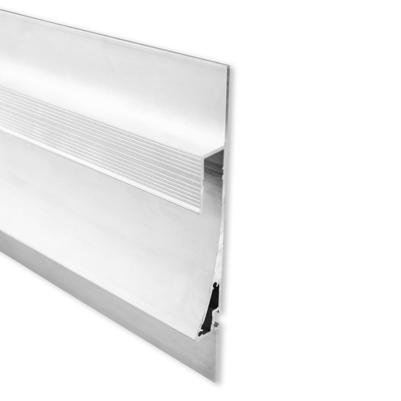 Gipsplaat profiel LED verlichting TBP12 aluminium voor indirect licht wand op plafond prijs p/m afbeelding 2