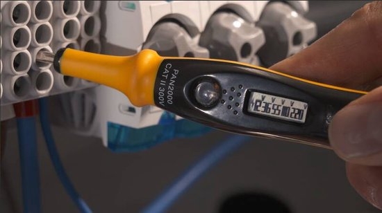 Pancontrol spanningzoeker met LCD scherm voor gelijk en wisselspanning 12 tot 250V afbeelding 2