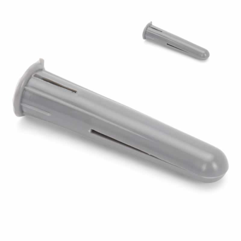 Vierweg pluggen 8 mm licht grijs 100 st. Elektroshop afbeelding 2