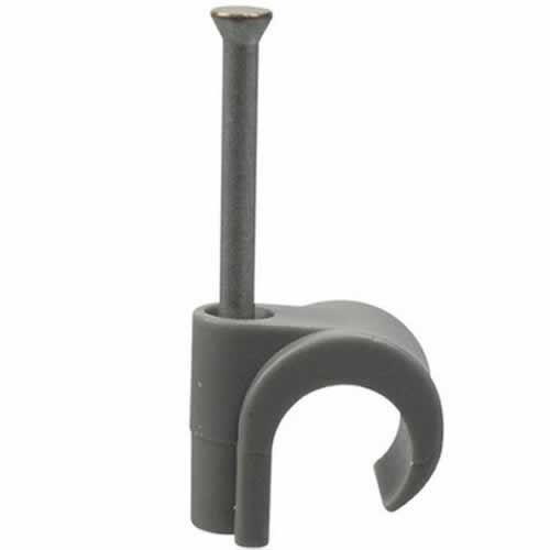 Spijkerclips 8-10mm grijs (100 stuks) afbeelding 2