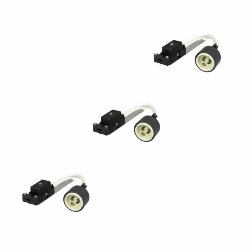 GU10 fitting met beugel t.b.v. spotjes set van 3 stuks afbeelding 2
