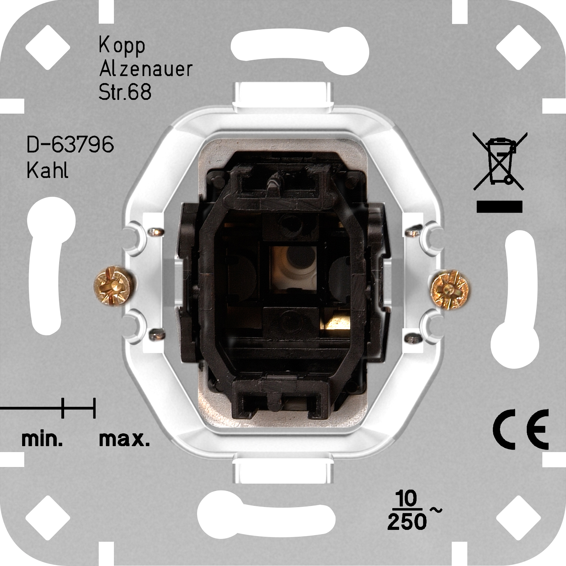 Kruisschakelaar 1v 10A steekklem inbouw afbeelding 2