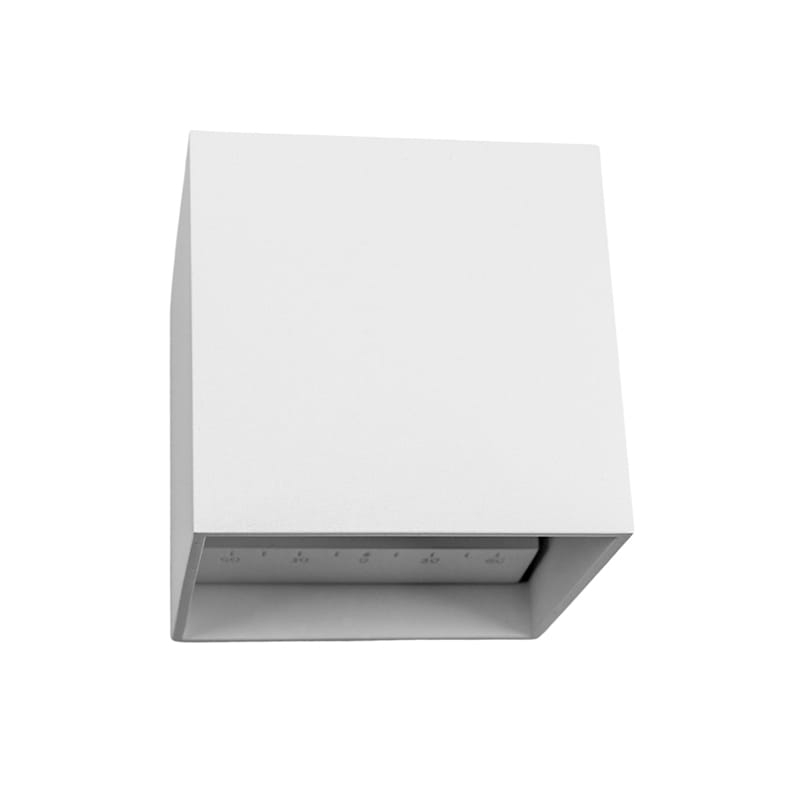 Tronix Wandlamp Cube 6W 2700K 220lm (lxbxh) 100x100x100mm IP65 dimbaar opbouw wit afbeelding 2