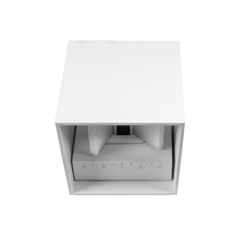 Tronix Wandlamp Cube 6W 2700K 220lm (lxbxh) 100x100x100mm IP65 dimbaar opbouw wit afbeelding 3
