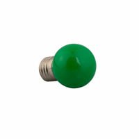LED lamp groen feestverlichting P45 1W PVC bol E27 fitting geheel jaar door buiten te gebruiken