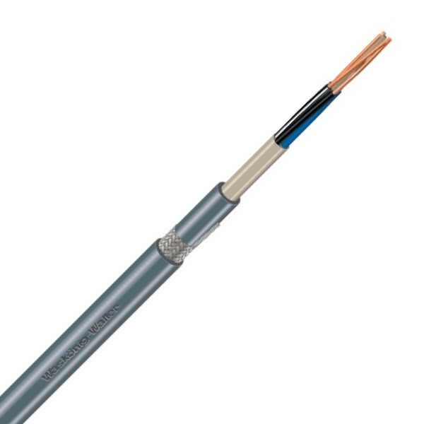 Waskönig Grondkabel VO-YMvKas Dca 4x2,5+2,5mm² (0,6/1kV) grijs (ring 100m) 277919