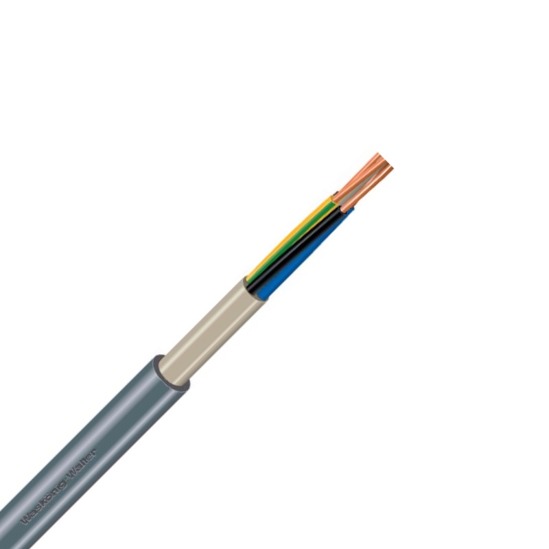 Installatiekabel YMvK Dca 4G2,5 RE J GR ring 100