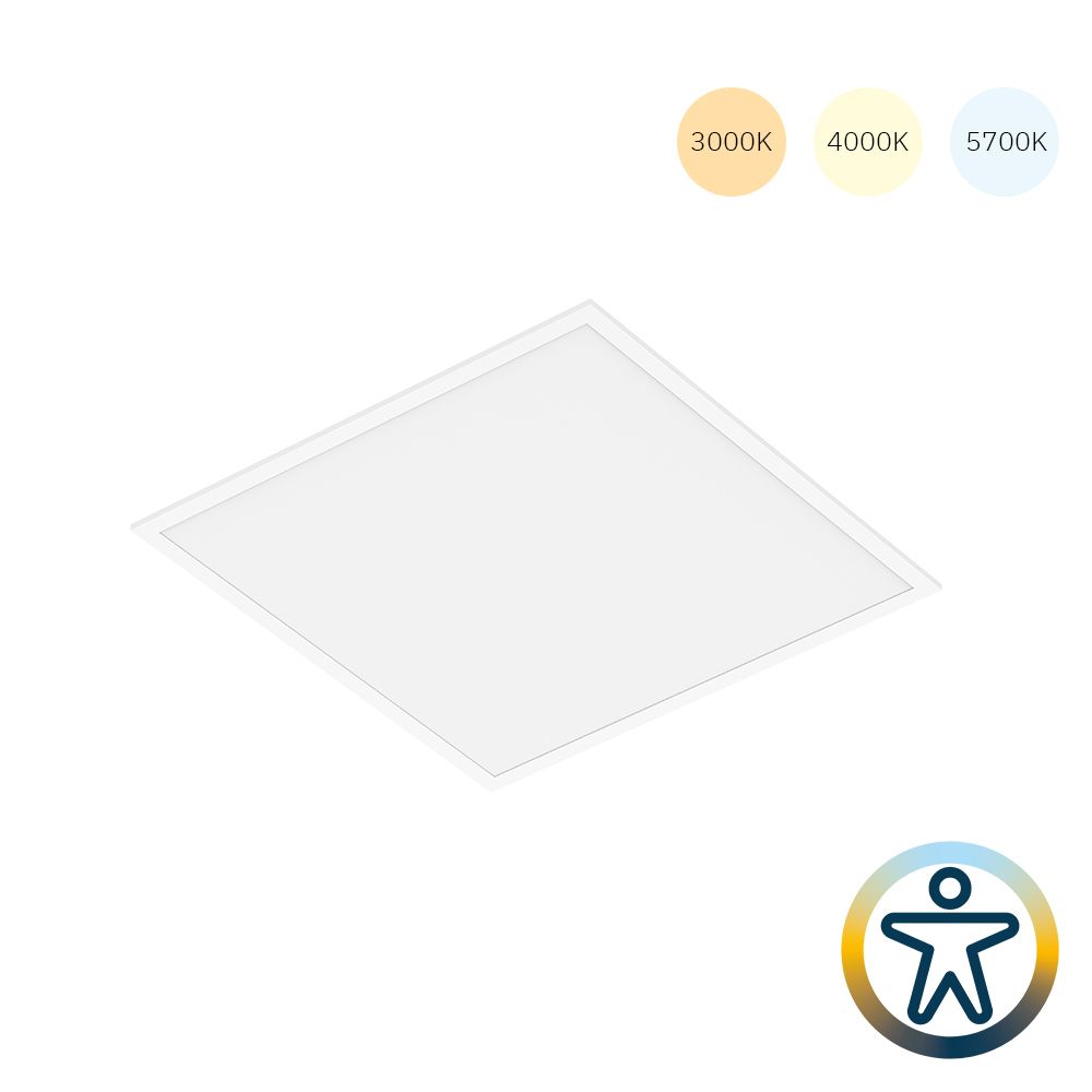 LED-paneel excl. driver 3-CCT 25W UGR<19 60x60 3000-5700K 3612lm wit