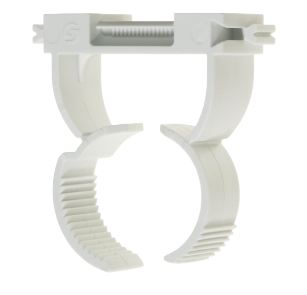 Klembeugel 1v 25-30mm instelbaar HV gesloten koppelbaar grijs afbeelding 2