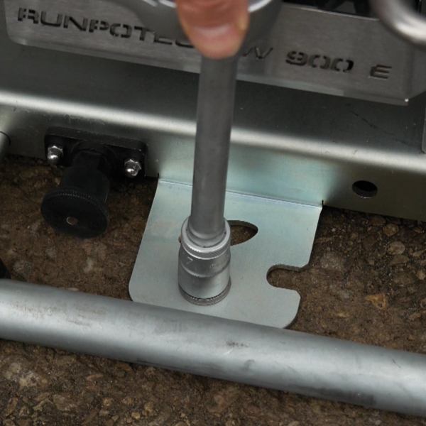 Elektrische treklier voor polyester trektouw CW 800 E inclusief trolley en spanband Runpotec afbeelding 3