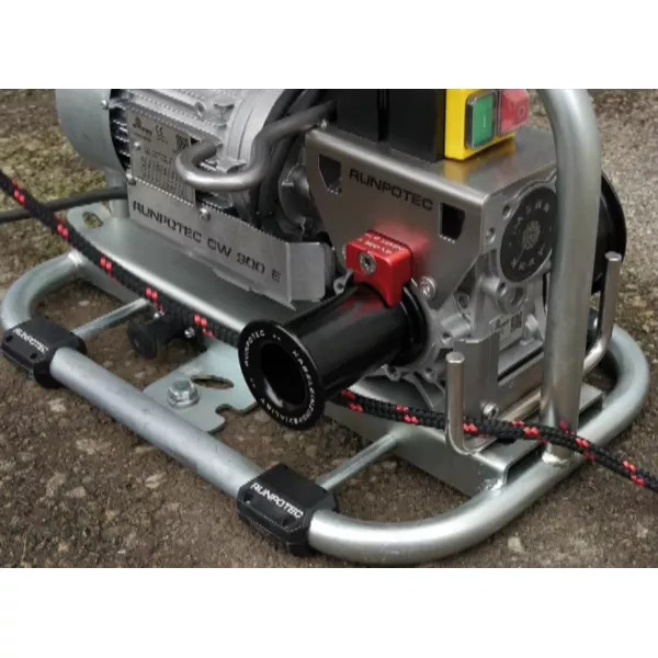 Elektrische treklier voor polyester trektouw CW 800 E inclusief trolley en spanband Runpotec afbeelding 8