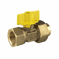 Bpe gaskogelkraan 1" bi. x 28mm soldeer
