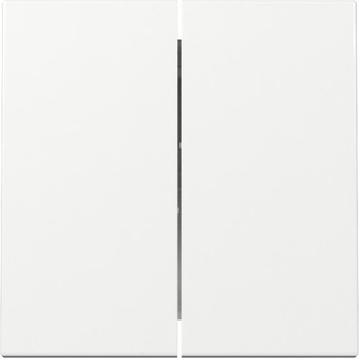 Gira System 55 Wip 2-voudig zuiver wit glanzend 329503 afbeelding 2