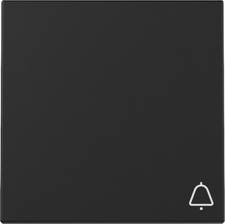 Gira System 55 Wip met symbool zwart mat Belknop 3286005 afbeelding 2