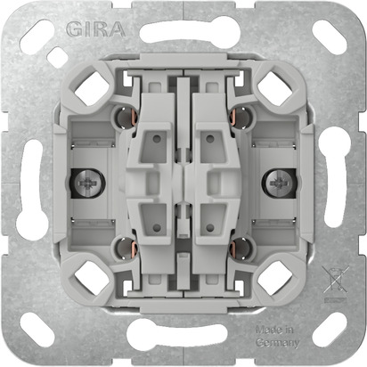 Gira wipdrukcontact 4-voudig maakcontakt 1-polig basiselement 314700