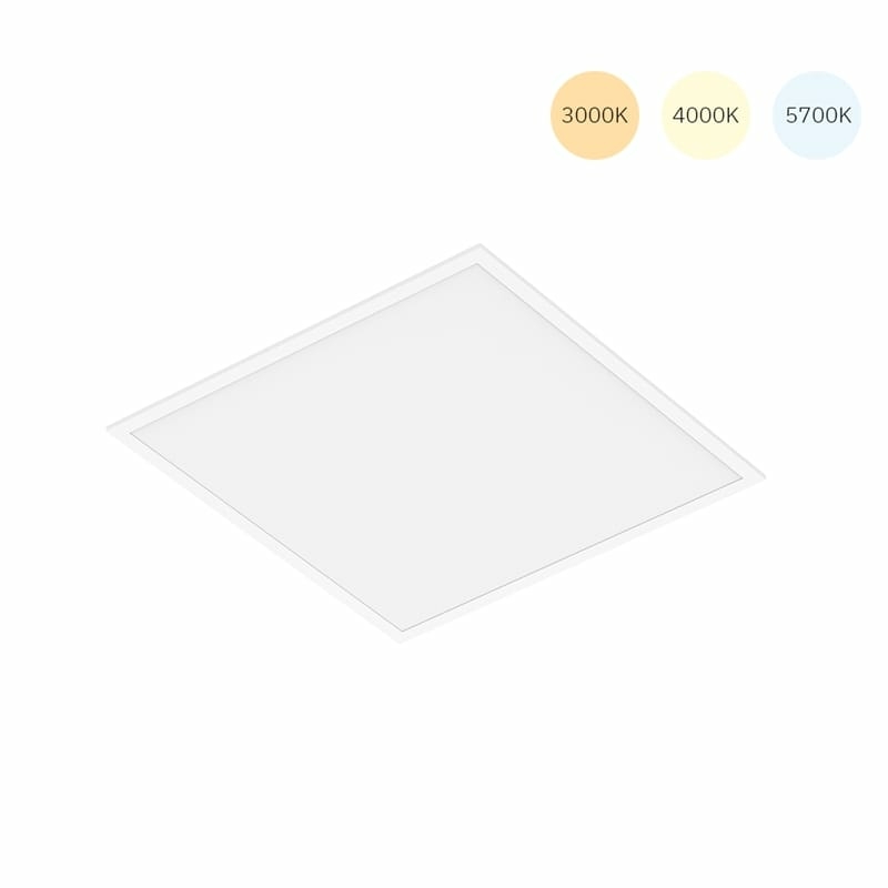 IB LED-paneel 60x60 36W TRI-White UGR<19 backlit incl. driver 2m kabel EU plug