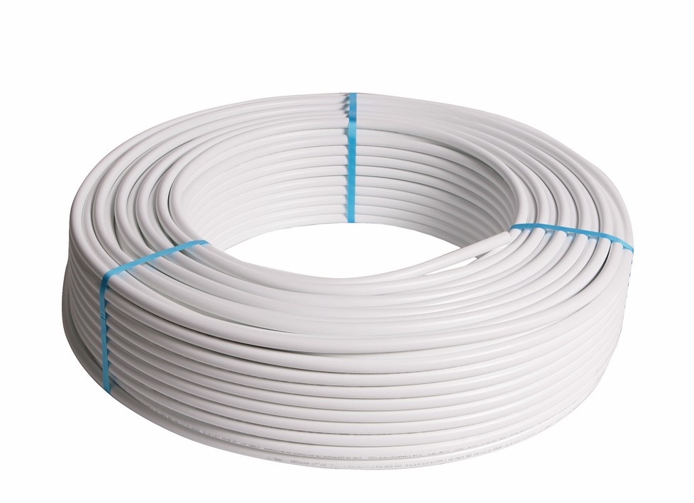 Henco (PE-Xc/AL/PE-Xc) meerlagenbuis standard Alupex 26x3mm (rol 25m) afbeelding 2