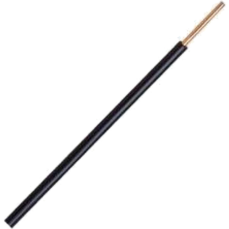 Waskönig Installatiedraad VD (H07V-U) 1,5mm² Eca zwart (doos 100m)