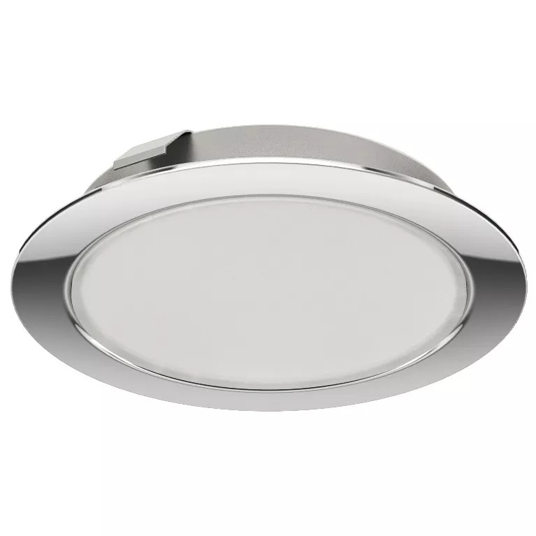 LED inbouwspot warmwit helder wit chroom 2048 inbouwspot multiwit 12V afbeelding 1