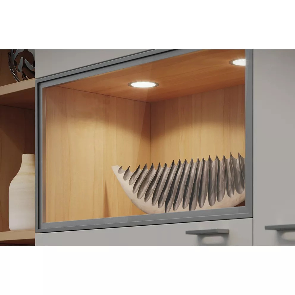 LED inbouwspot warmwit helder wit chroom 2048 inbouwspot multiwit 12V afbeelding 2