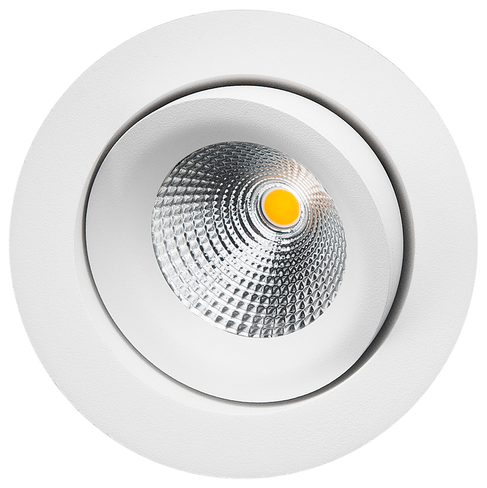 LED inbouwspot 6W 2700K 550 lumen mat wit draai en kantelbaar SG 902201 afbeelding 2