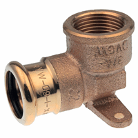 Vsh xpress koper muurplaat 90gr 22xrp3/4