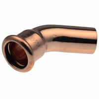 Vsh xpress koper bocht 45gr 22