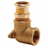 Vsh xpress koper gas muurplaat 90gr 18xrp1/2