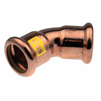 Vsh xpress koper gas bocht 45gr 42