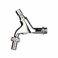 Bpe tapkraan chroom sleutel kiwa 1/2" met beluchter afbeelding 2