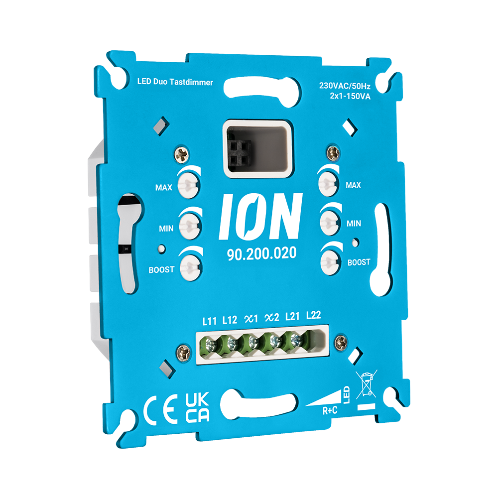 ION LED Duo Tastdimmer 2x150 Watt afbeelding 3