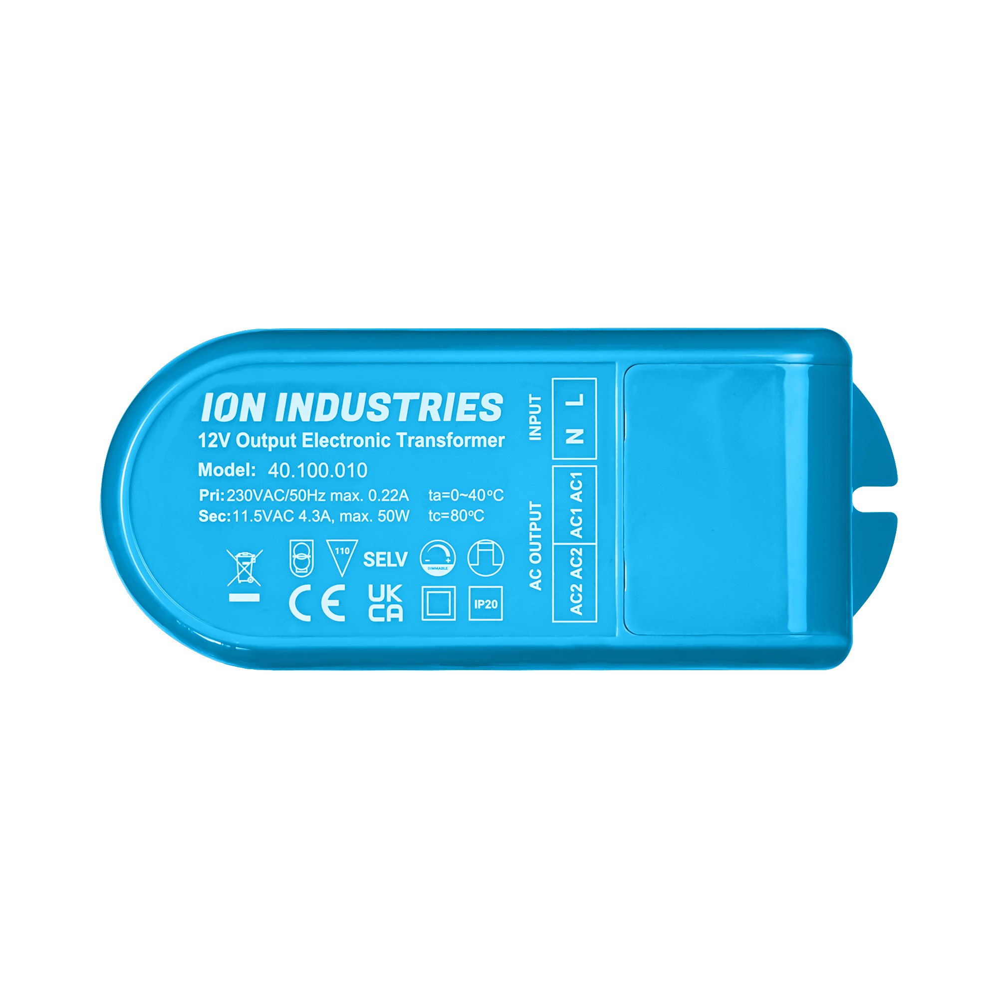 ION 12 Volt LED Driver 50 Watt Dimbaar afbeelding 1