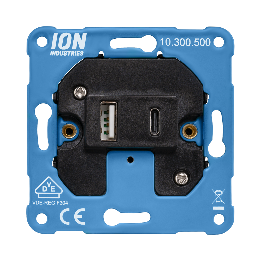 ION Aansluitdoos Charger USB A + USB C afbeelding 2