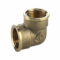 Profec knie messing 1" bi. nr.90 afbeelding 2