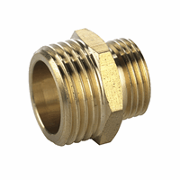 Bpe verloopnippel messing 1/2" x 1/4" bu. nr.245