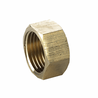 Bpe kap zeskant messing 3/4" bi. nr.300