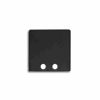 E58B End Cap Black RAL9005 Profil PN8, 2pcs afbeelding 1