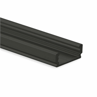 LED-strip profiel PL1 max. 12mm opbouw zwart 2m