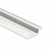 PL8 LED profile 200cm, flat / wing, LED strips max afbeelding 1