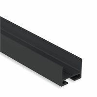 PL10 LED Profile / Universal 200cm Black RAL 9005 afbeelding 1