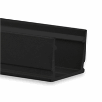 PL4 LED Construction profile 200cm zwart RAL9005