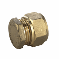 Bpe messing knel eindkoppeling 15 g/k