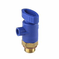 Bpe aftapper kunststof kiwa 1/4" bu.